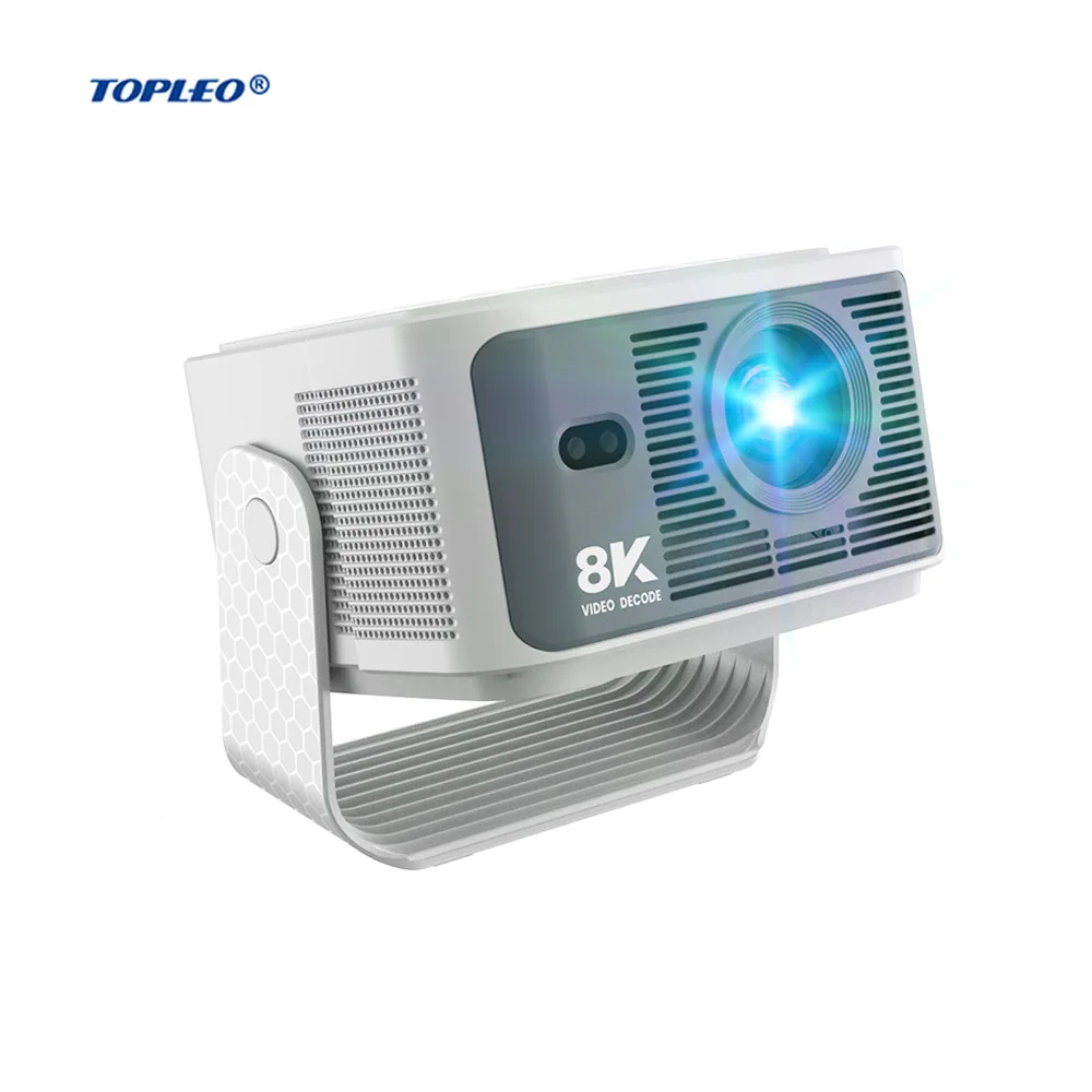 

Topleo 1080p Android Projector 8k Portable Video 4k Home Projector Operating System Android 14 Proyector Hd 1080p Mini Projector