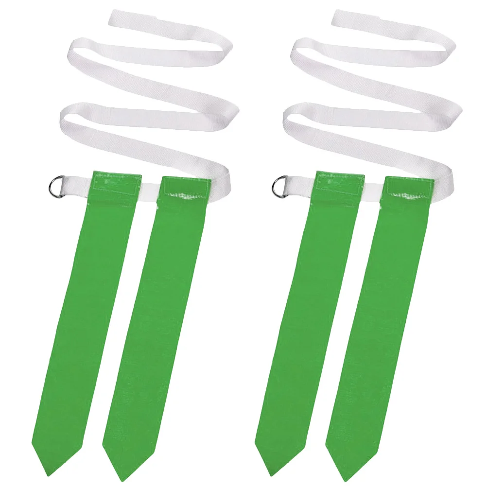 Ceinture de drapeau de taille de Football américain, 2 pièces, accessoires d'entraînement de Rugby, capture de drapeau, sangle de défense en Nylon