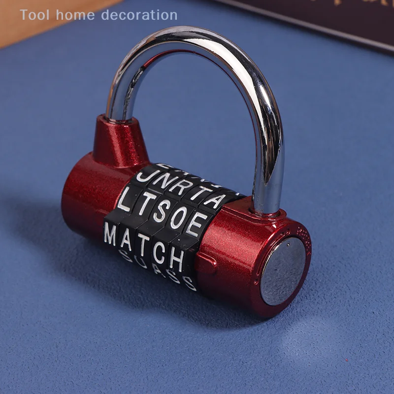 5 Dial Digit Number Zinc Alloy Combination Padlock 4 Colors Code Password Lock Door Cabinet Drawer Bike Motorcycle Locker