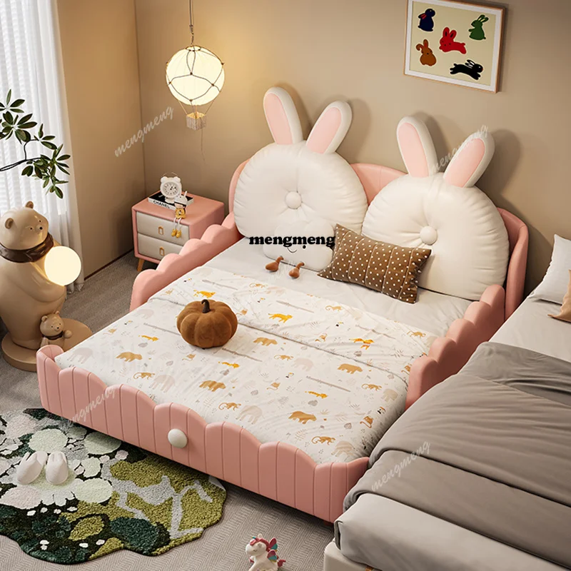 

Белые безопасные деревянные детские кровати, защитные рельсы, скандинавский дизайн, современные детские кровати, каркас для девочек, мебель для младенцев Camas