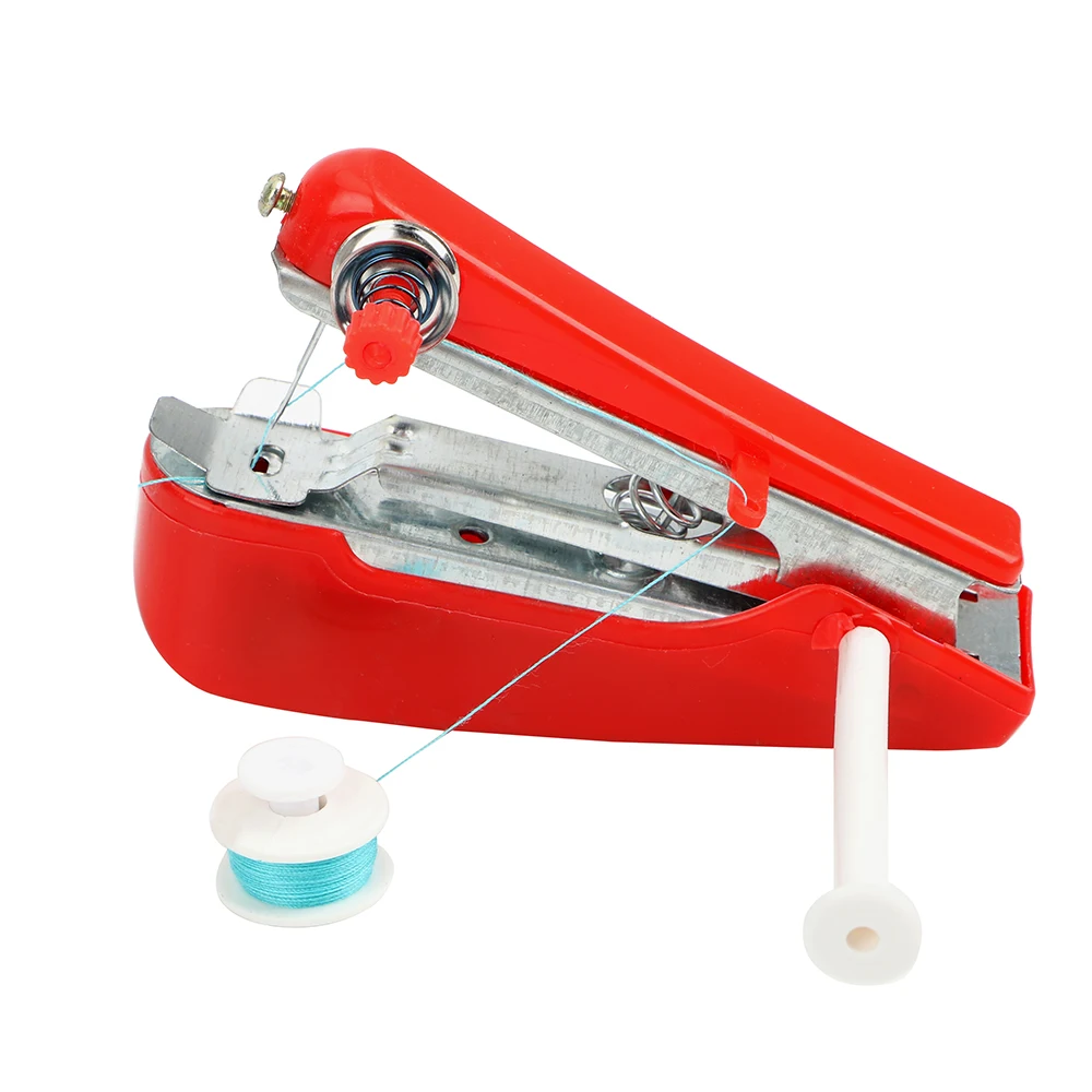 Simple Sewing Tools Portable Mini Sewing Machine Home Travel Small Embroidery Manual Operation Creative