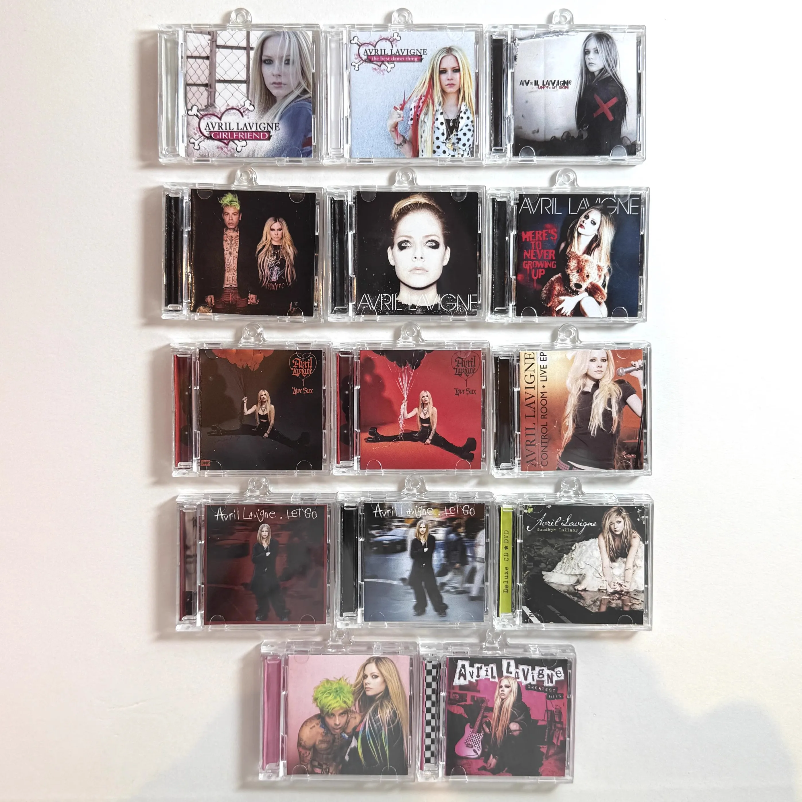 البوب أفريل لافين موسيقى صغيرة CD NFC المفاتيح Let Go ألبوم وداعا تهويدة اللعب أغنية قلادة تأثيري قلادة الاكريليك اكسسوارات #1