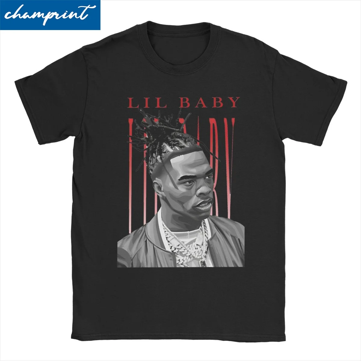 

Музыка Lil Baby Rock Футболки для мужчин и женщин Хип-хоп Рэп Альбом Винтаж Футболки из 100% хлопка Футболки с короткими рукавами Идея подарка Одежда