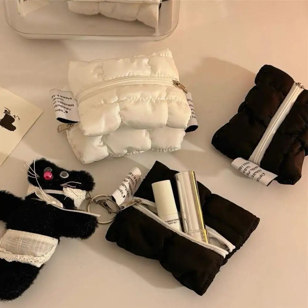 الإبداعية أحمر الشفاه ماكياج الحقيبة السفر مفتاح القضية حقائب محمولة يشكلون أكياس المنظم السفر الصغيرة أحمر الشفاه سماعة حافظة للبطاقات