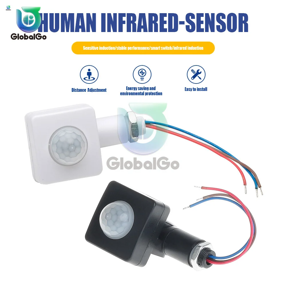 Mini Schrank PIR Sensor Detektor Smart Sensor AC85-265V LED PIR Infrarot Motion Sensor Erkennung Automatische Sensor Licht Schalter