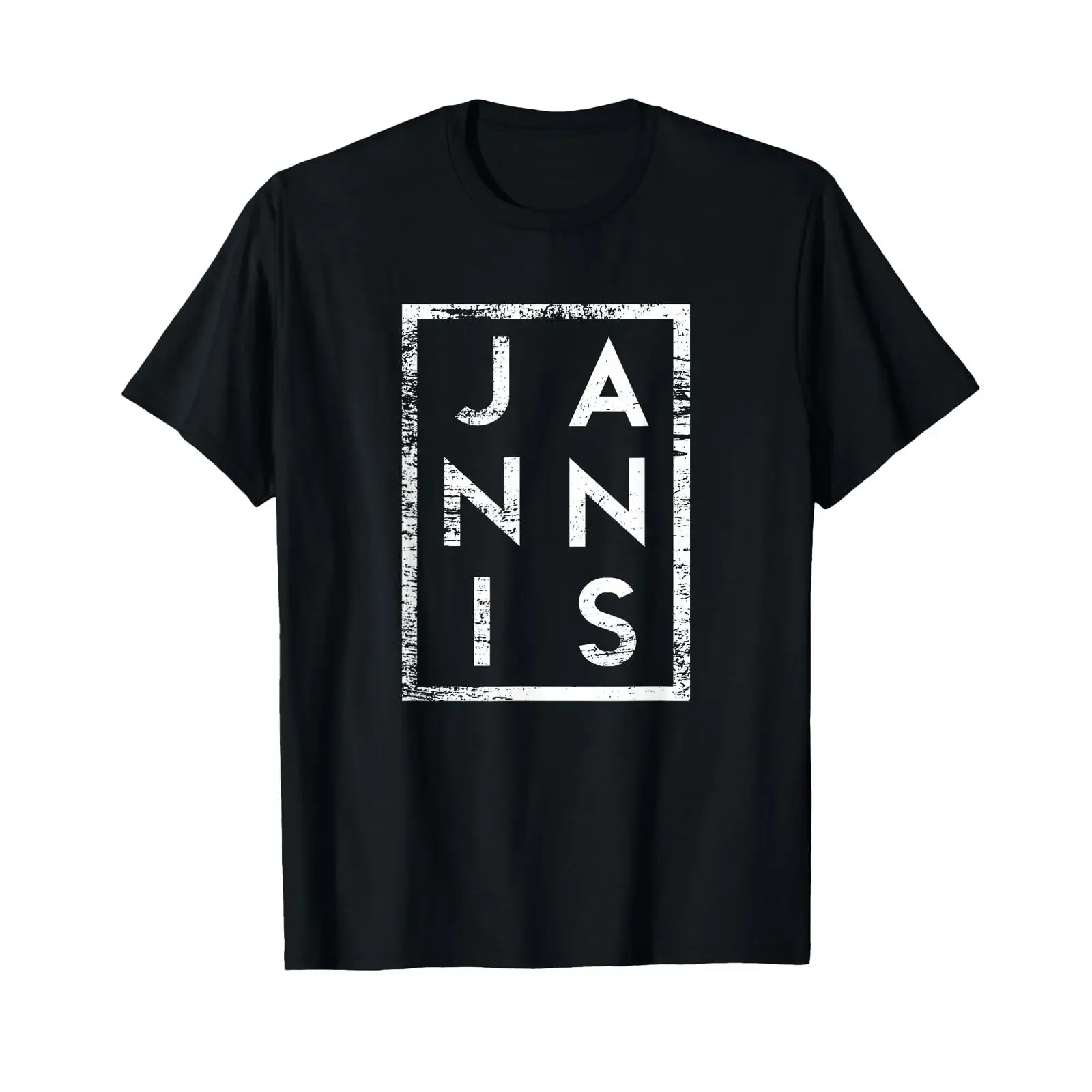 Jannis Minimalism T Shirt black vintage Washed Casual Stretched Comfortable Unisex graphic streetwear homme fashion