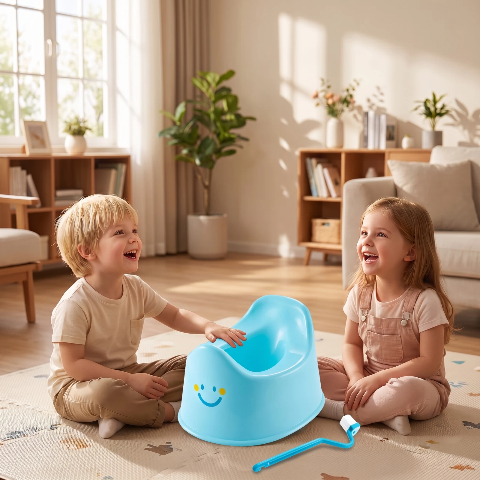 potty-with-cleaning-brush-sanitary-potty-chair-toilet-portable-lightweight-for-toddlers-home-travel