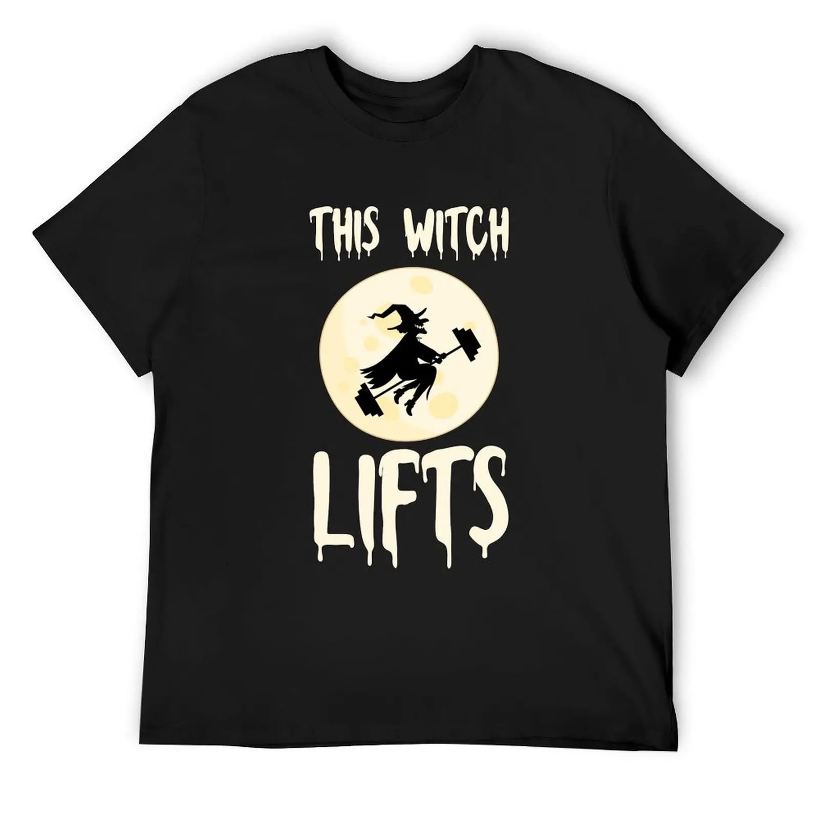 Womens This Witch Lifts Funny Halloween Lifting T-Shirt kawaii clothes graphics anime figures mens tall t shirts