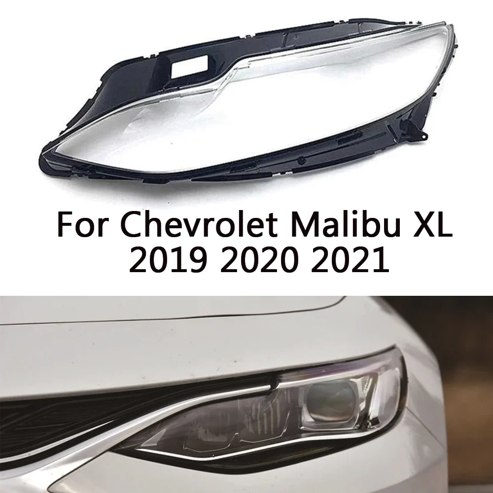 

Car Protective Headlight Glass Lens Cover Shade Shell Auto Transparent Light Housing Lamp For Chevrolet Malibu XL 2019 2020 2021