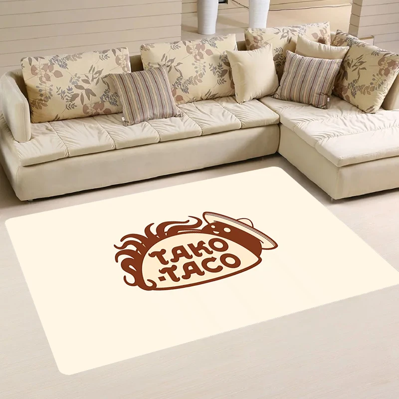 Interesting Pattern Taco Room Rugs Home Door Mat Balcony Carpet Entrance of House Carpets Kitchen Rug Foot Doormat Mats Bathroom