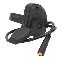 108X Left Thumb Throttle Speed Control 3 Pin Waterproof Connector for Electric Bicycle Electric Scooter