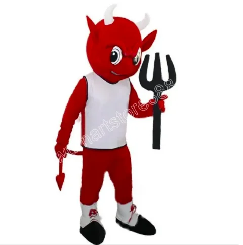 

New Adult Hot Sale Foam Cartoon Angry Devil Fancy Cartoon Mascot Costume Plush Christmas Fancy Dress Halloween Mascot Costume