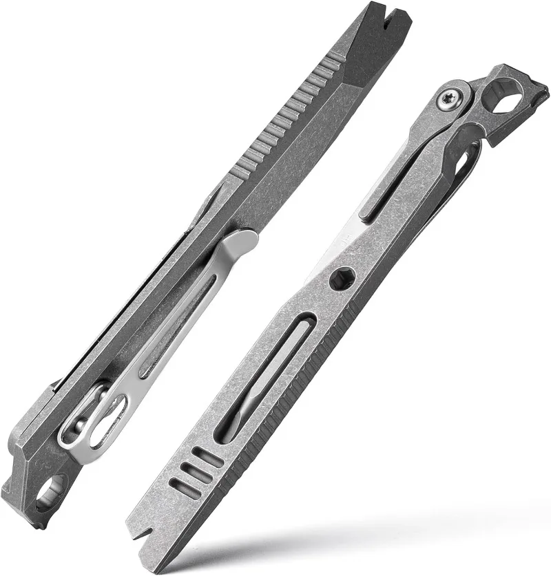 5‑in‑1 EDC Pry Bar Multi Tool Matte Finish Portable Pocket Multitool Keychain Crowbar Bottle Opener Outdoor Survival Gadget