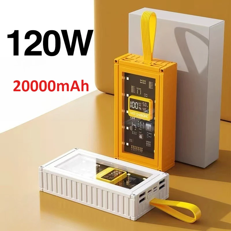 

120 Вт 20000 мАч Power Bank Китай Сертификация CCC для Iphone Samsung Huawei Xiaomi Powerbank