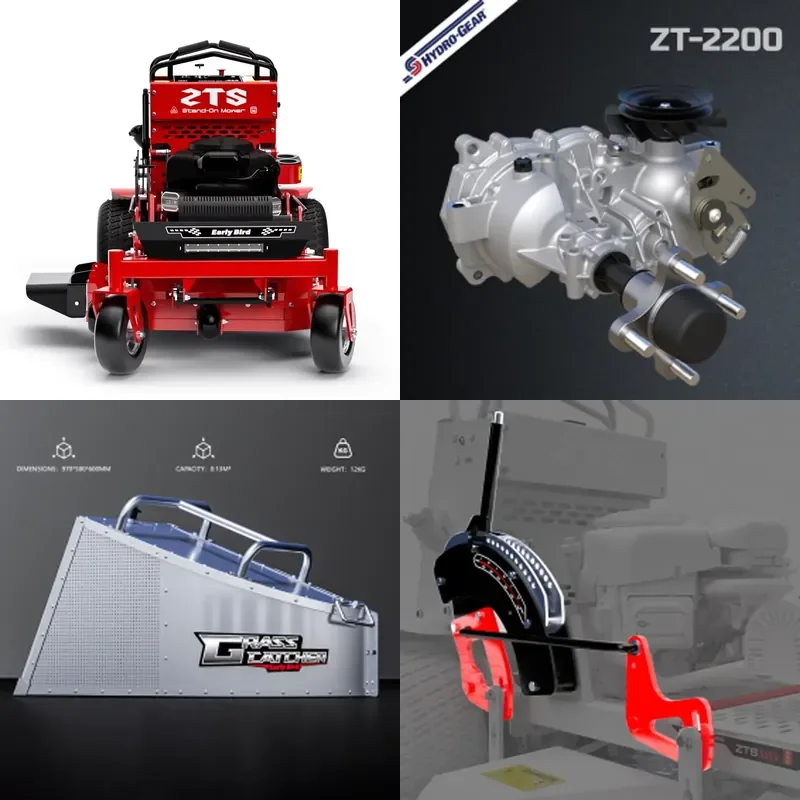 Crusher 36 Inch Stand on Mower Commercial Grade Zero Turn High Efficiency Powered