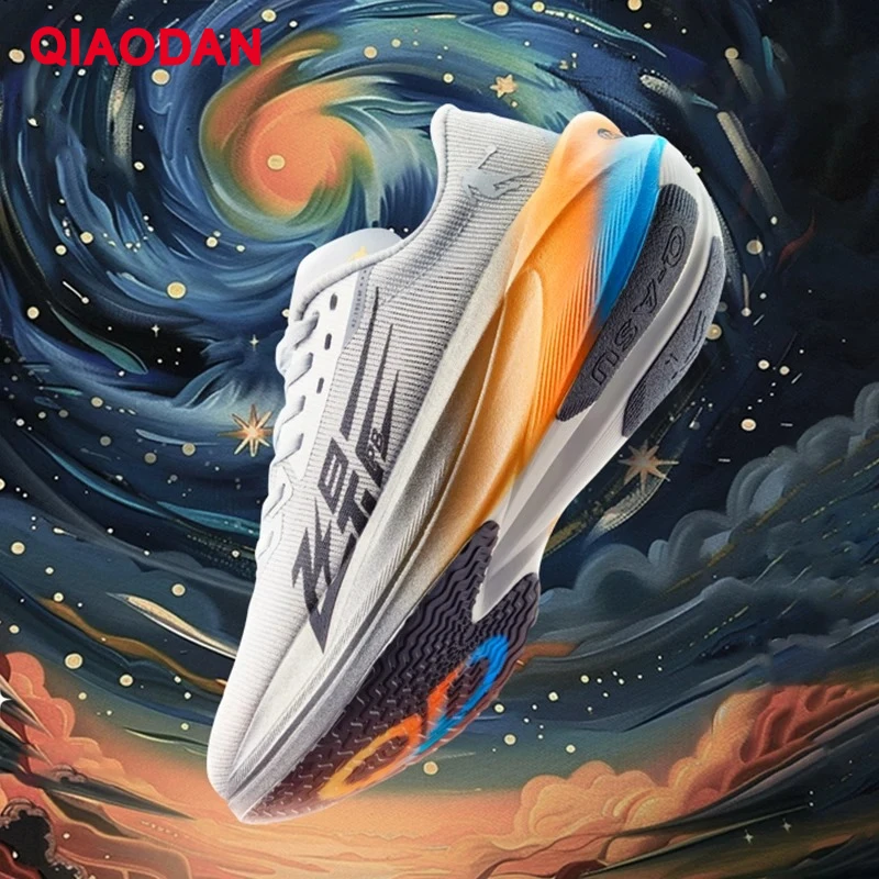 QIAODAN Feiying PB4.0 Full Palm Carbon Plate Running Shoes Men's 2026 Shock Breathable Marathon Sports Sneakers BM23240299