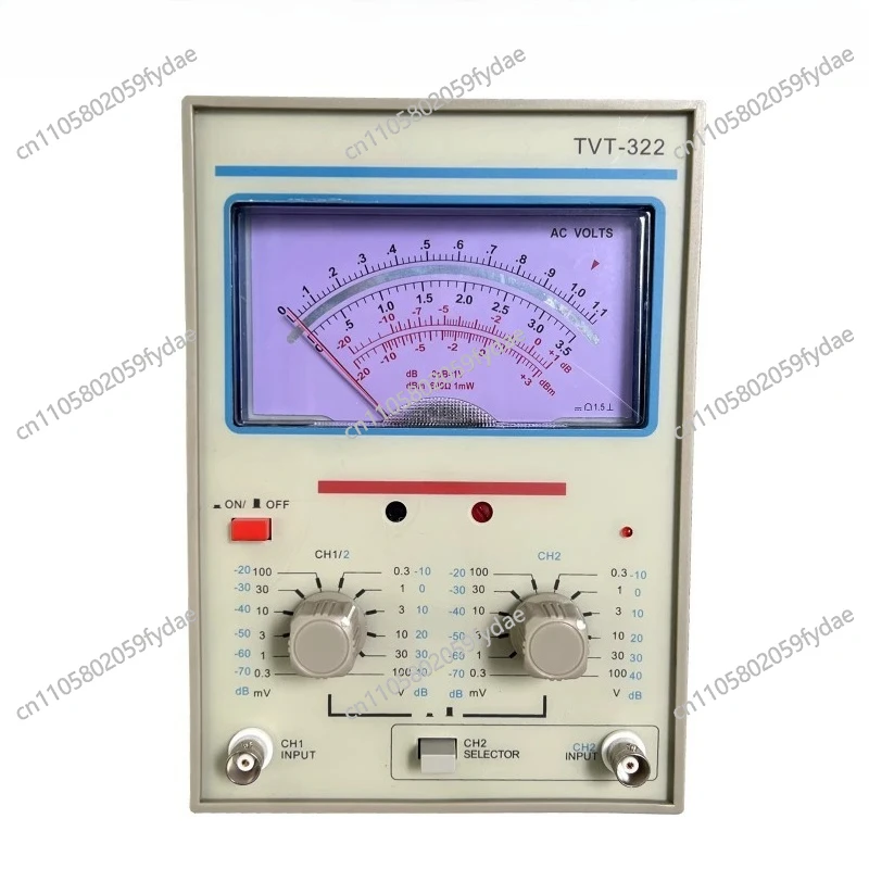 TVT-322 Dual Channel Milivoltmeter Double Needle Millivoltmeter New Design High Quality Pointer Voltage Meauring Instruments