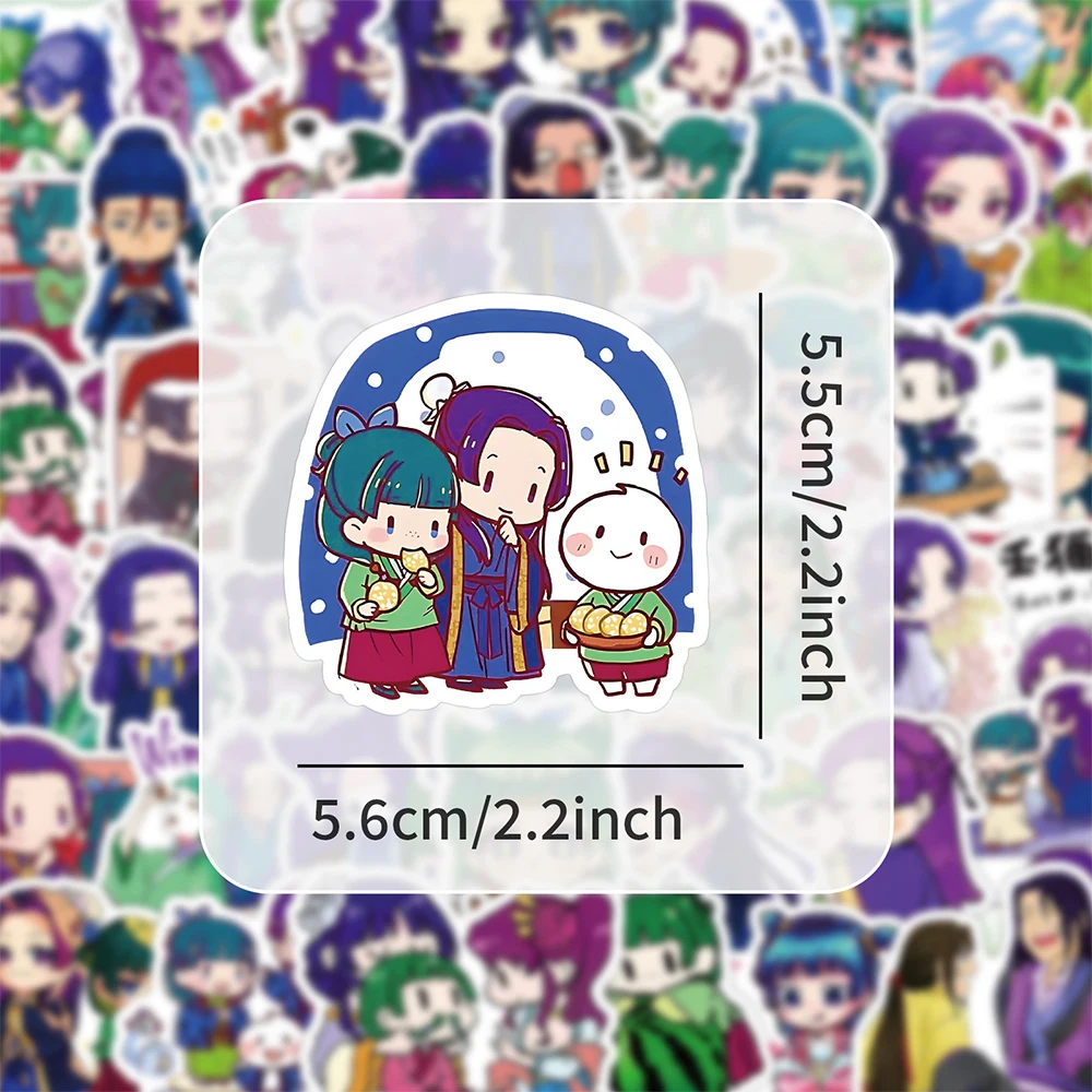 10/30/50pcs Gaoshun The Apothecary Diaries Stickers Jinshi Maomao Anime Sticker Aesthetics Laptop Scrapbooking Luomen Decal Gift