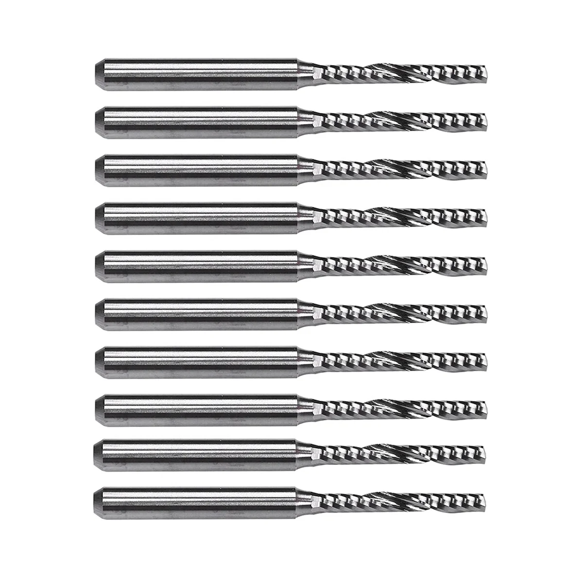 Broca de carburo para máquina de grabado, 10 piezas, 2mm x 15mm