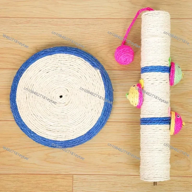 Kitten Cat Tree Toys Sisal Scratching Post High Quality Durable Cat Tree With Hanging Sisal Ball