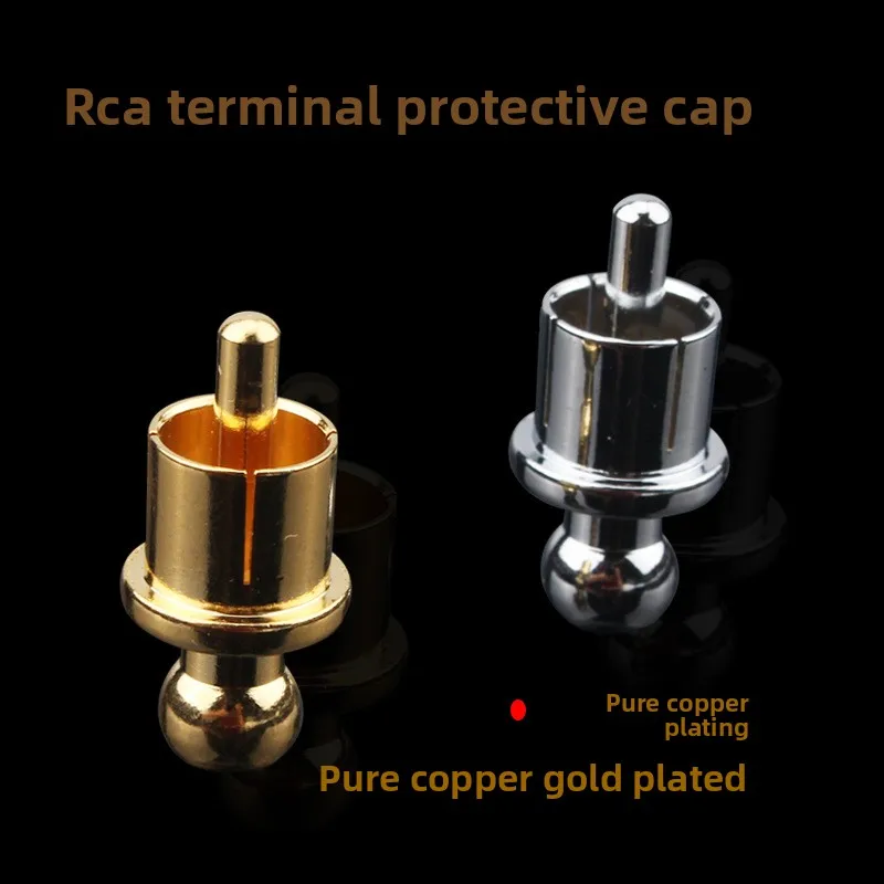 

Pure copper gold-plated RCA signal cable, lotus plug, shielded dust protection cap, protective sheath