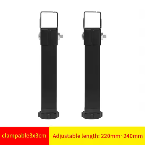 Ribbed frame bed leg support column 3 × 3cm clamping foot bed side support reinforced adjustable furniture foot bed bottom mute - Image 18