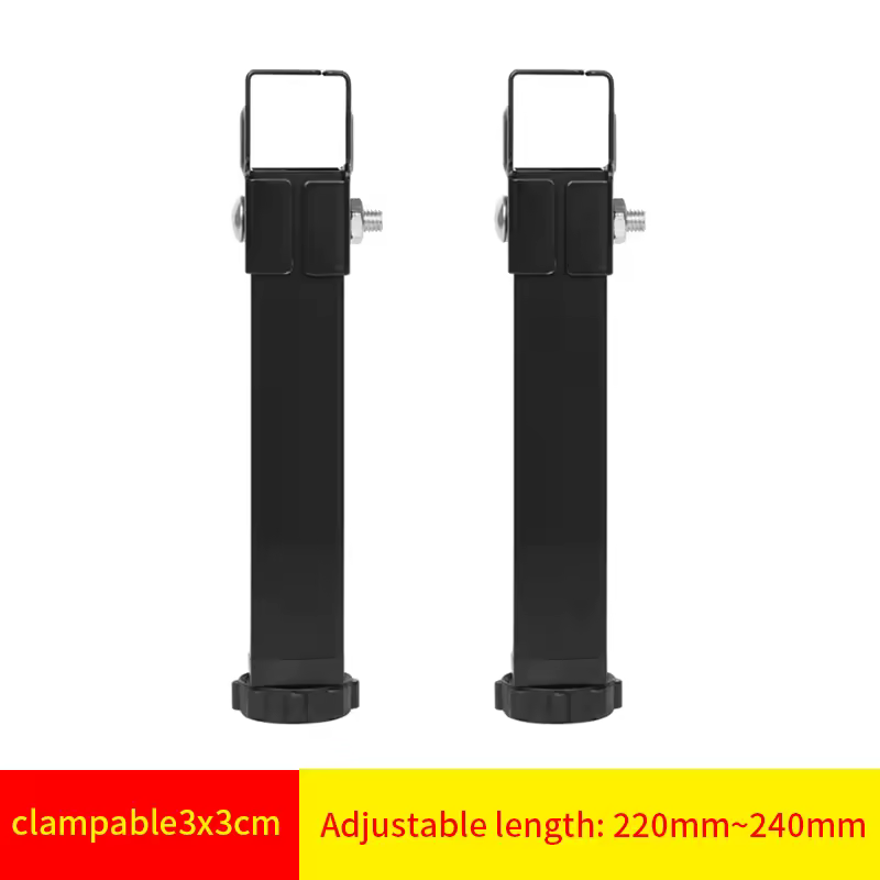 Ribbed frame bed leg support column 3 × 3cm clamping foot bed side support reinforced adjustable furniture foot bed bottom mute - Image 18