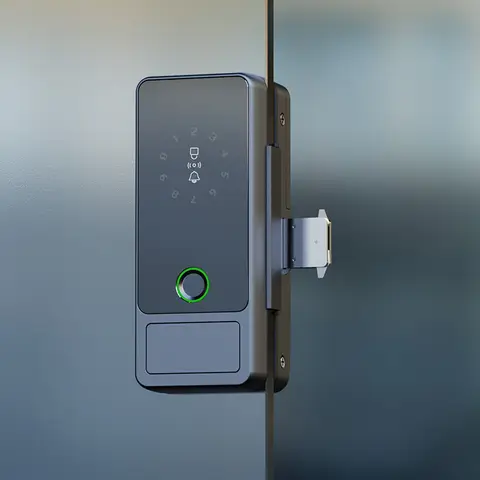 Bluetooth TTlock Smart Lock Digital Combination Fingerprint Door Lock For Sliding Swing Glass Doors