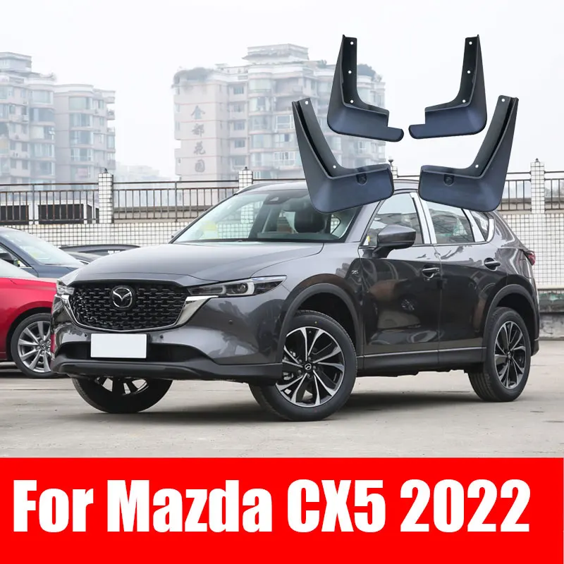 

Mudguards For Mazda CX5 CX 5 2022 4PCS Front Rear Fender Mud Flaps Guard Splash Flap Mudguard Car Accessories Decoration