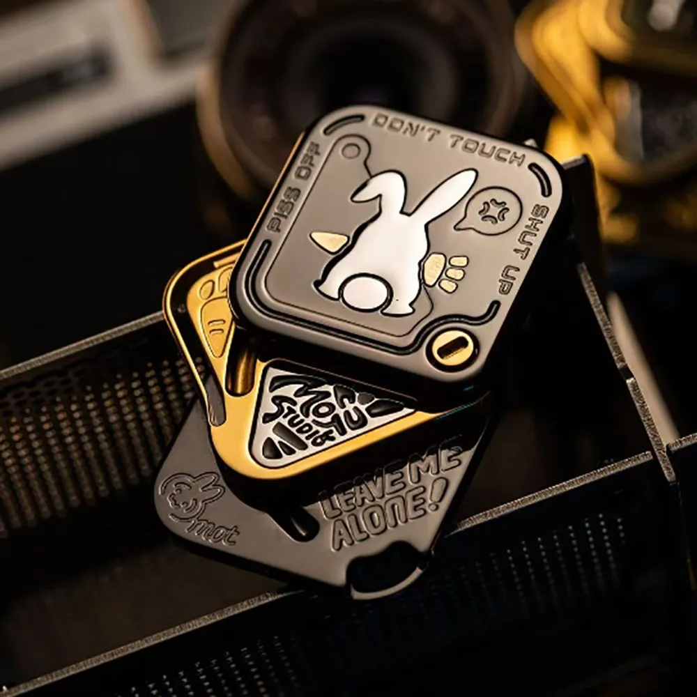 Offerta speciale limitata 3 pezzi Confezione di giocattoli Fidget per adulti EDC Push Slider Giocattolo antistress Accessori da scrivania per ufficio Giocattolo novità