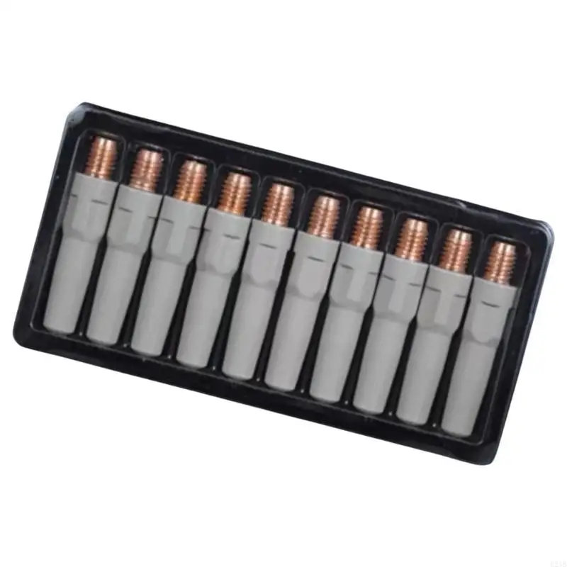

E21B 10pcs MIG Welding Spul Spul Contact Contact Concitt