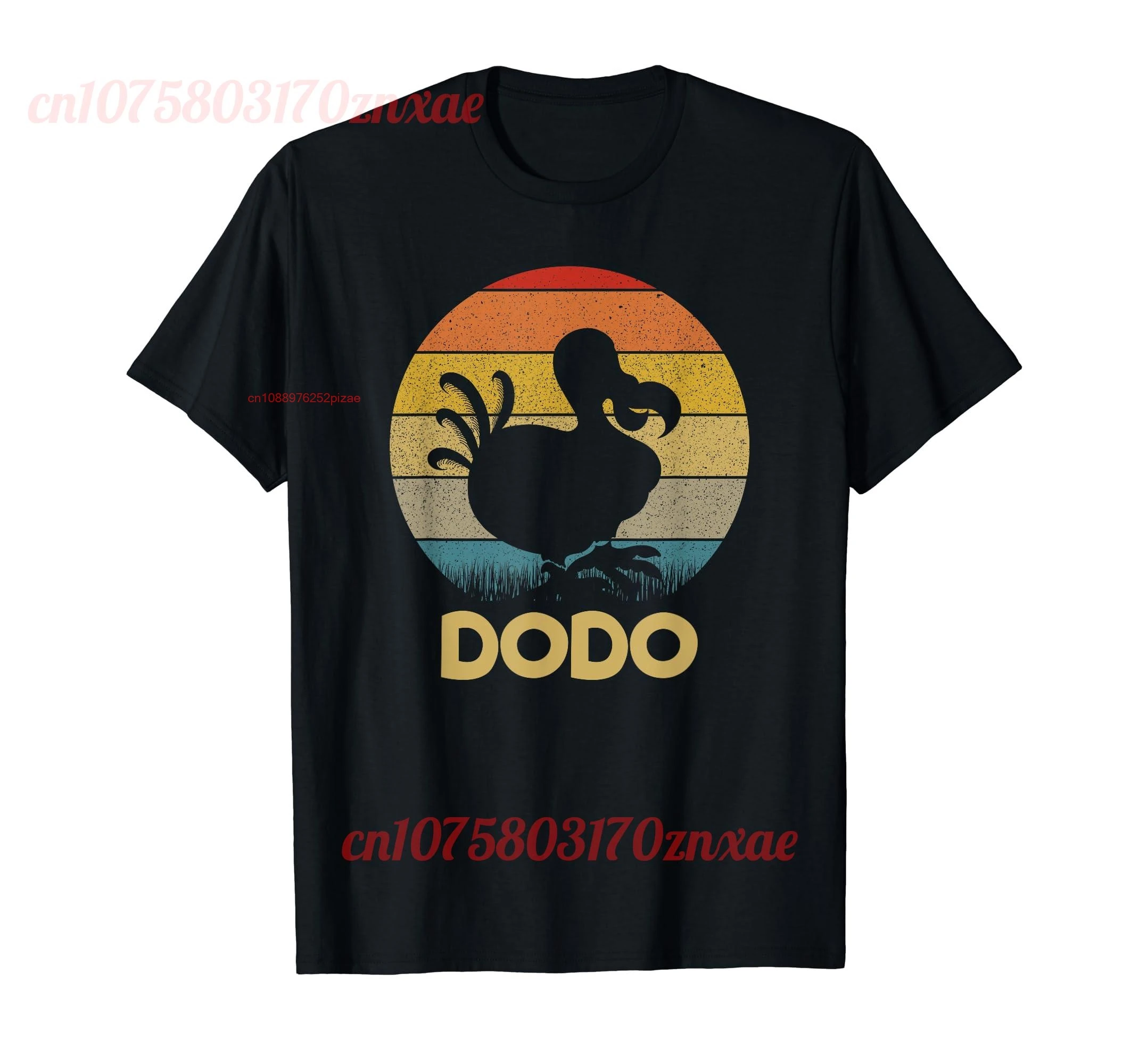 

100% Cotton Dodo Retro Sunset Dodo Bird Silhouette Dodo Bird T-Shirt MEN WOMEN UNISEX T Shirts Size S-6XL