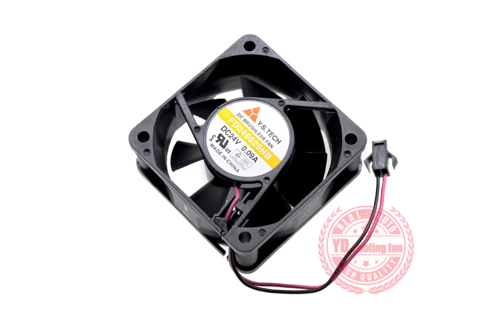 NEW Y.S.TECH FD246025HB 24V 0.09A 6025 6CM Frequency converter cooling fan