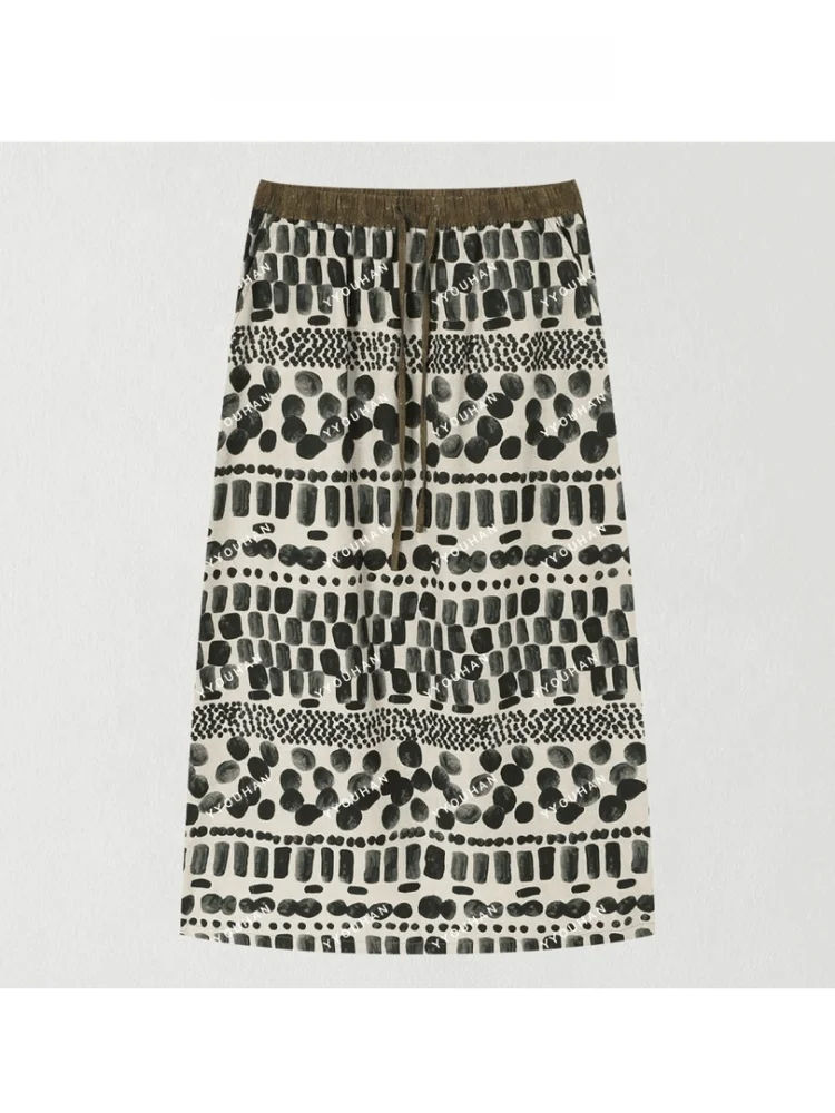 

Универсальная женская юбка миди, весна 2026: модный тренд, новинка, длинная, уникальная, красивая юбка с высокой талией, А-силуэт, повседневная