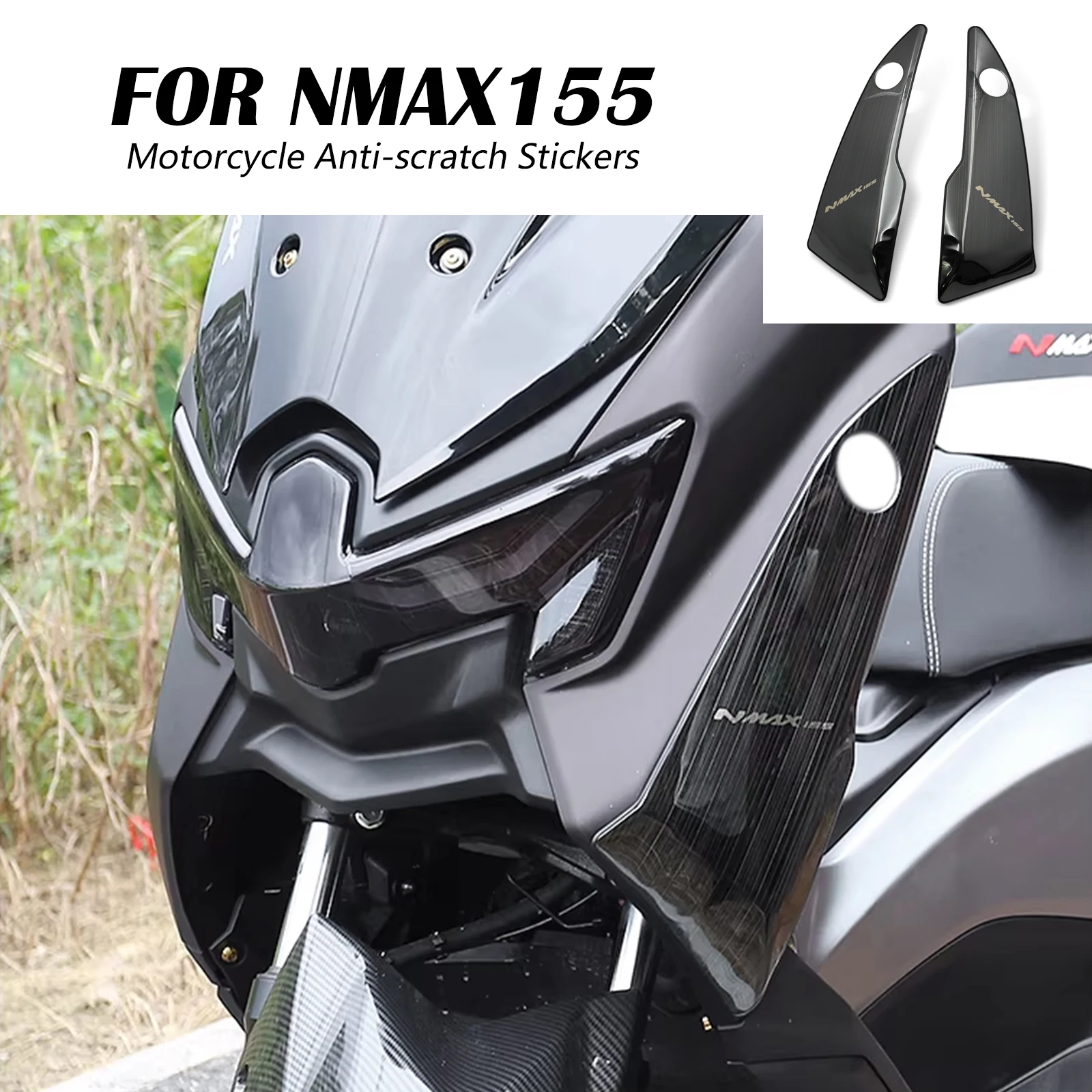 

FOR YAMAHA NMAX155 2025 NMAX 155 2026 Motorcycle Patch Scratch-resistant Decoration Covers Anti-collision Strip Guard Protection