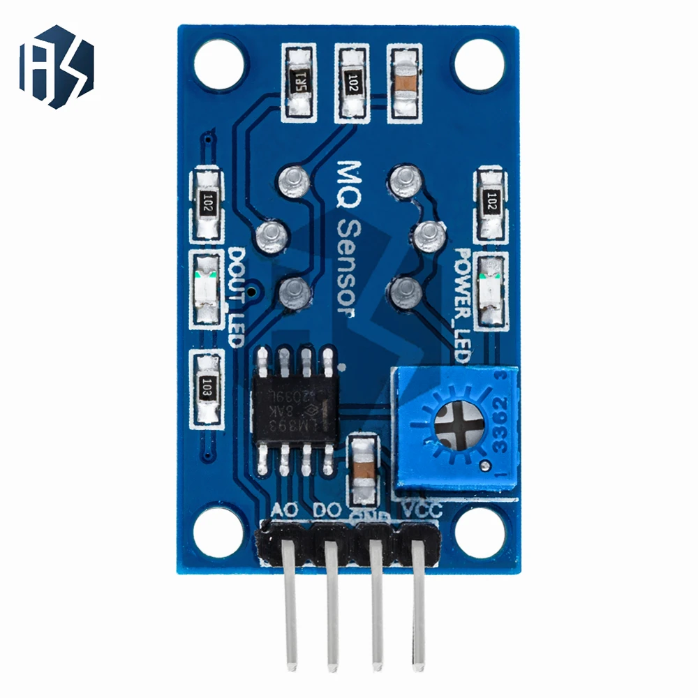Zestaw modułów czujników detekcji gazów serii MQ - zawiera MQ-2, MQ-3, MQ-4, MQ-5, MQ-6, MQ-7, MQ-8, MQ-9 i MQ-135 do wykrywania gazów