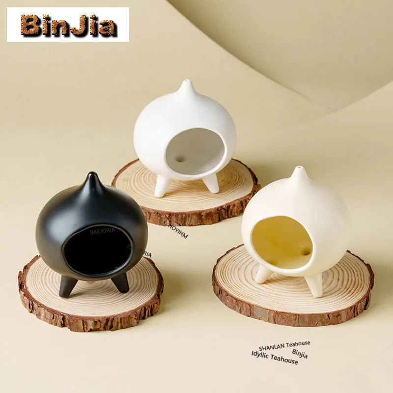 Ceramic Elf Incense Holder Zen Garden Incense Burners Consecrate Scented Aromatic Candles Censer Home Accessories Decoration