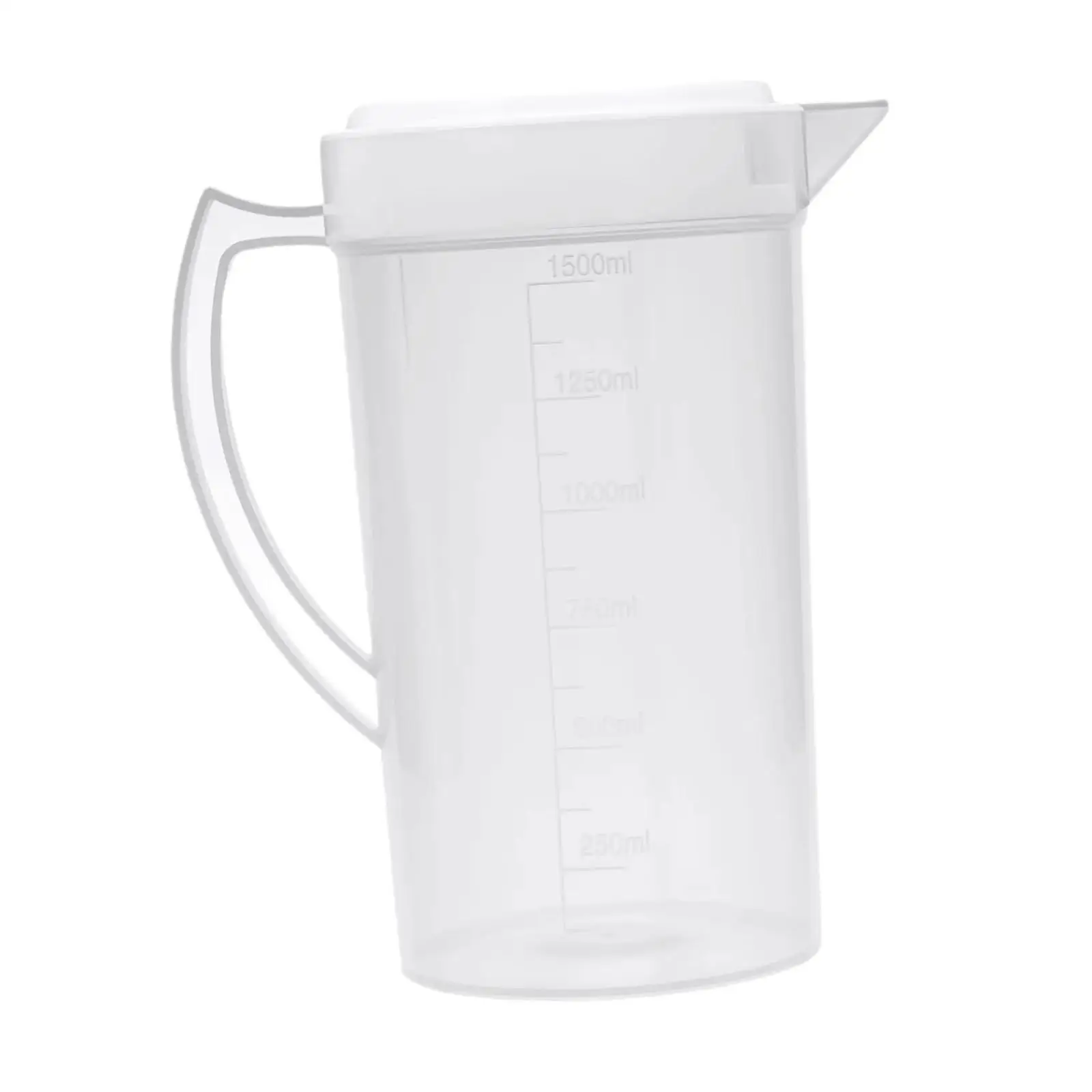 Large Capacity Water Jug with Lid Heat Resistant Fridge Pitcher PP Kettle for Iced Tea Lemonade Home