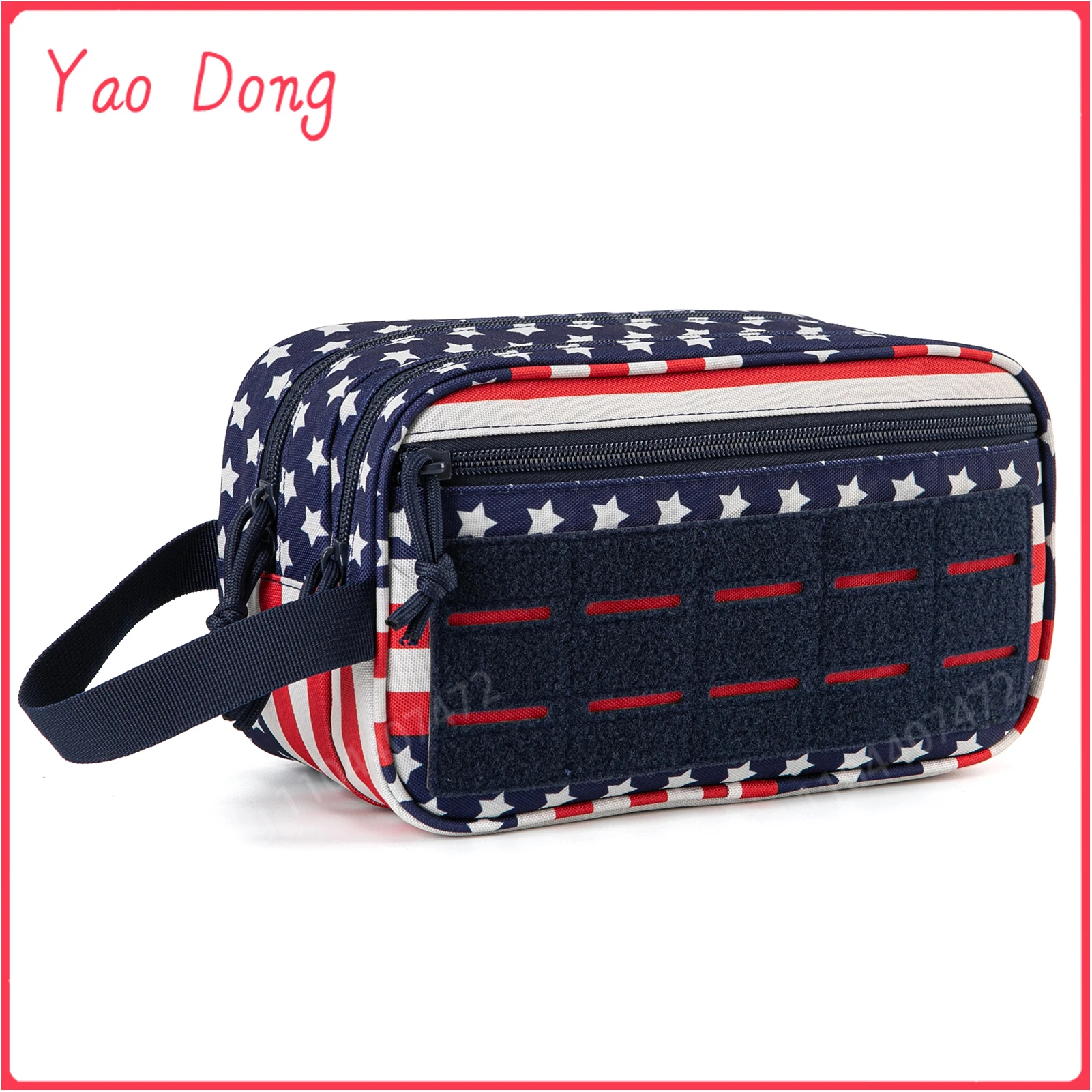 Yao Dong Tactical Toiletry Bag For Men Hygiene Bag Mens Shaving Kit Travel shower Bag hiking accessories camping equipment belt