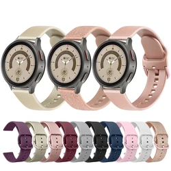 20mm Soft Silicone Strap For Samsung Galaxy Watch 5 Pro 45mm/Watch 4 5 3 40mm 44mm 41mm/Watch 4 Classic 42mm 46mm Band Bracelet