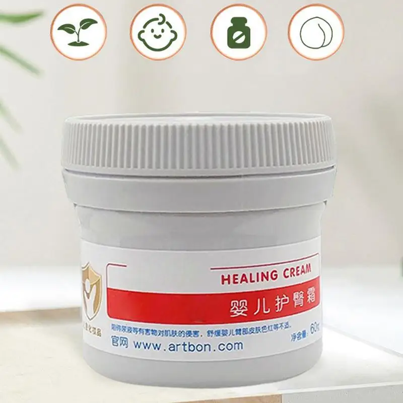 ผ้าอ้อม Rash Ointment 60g Drool Rash และผ้าอ้อม Rash Ointment Moisturizing Pipile ผ้าอ้อมครีมป้องกันผิวสําหรับแตก