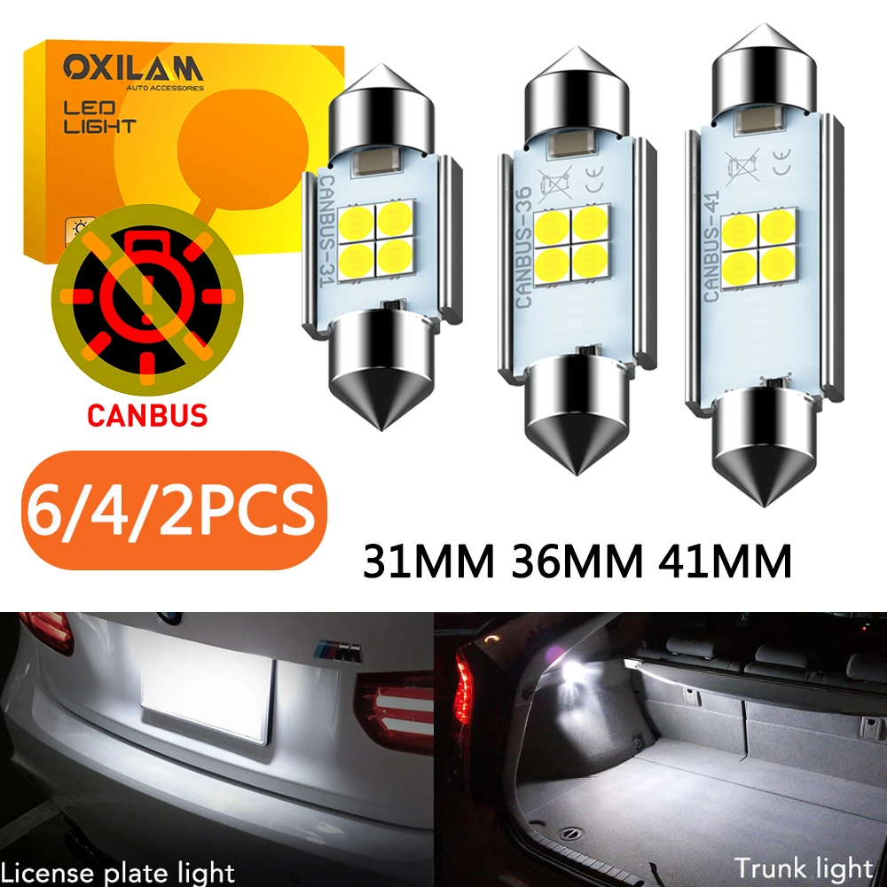6/4/2X C5W Led Bulb…