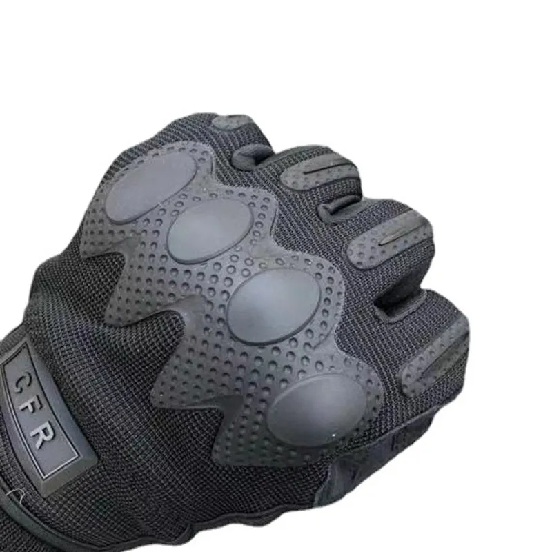guanti-tattici-neri-a-dita-intere-o-a-mezza-dita-guanti-morbidi-o-rigidi-per-attivita-all'aperto-combattimento-ciclismo-senza-marchio-altri-materiali