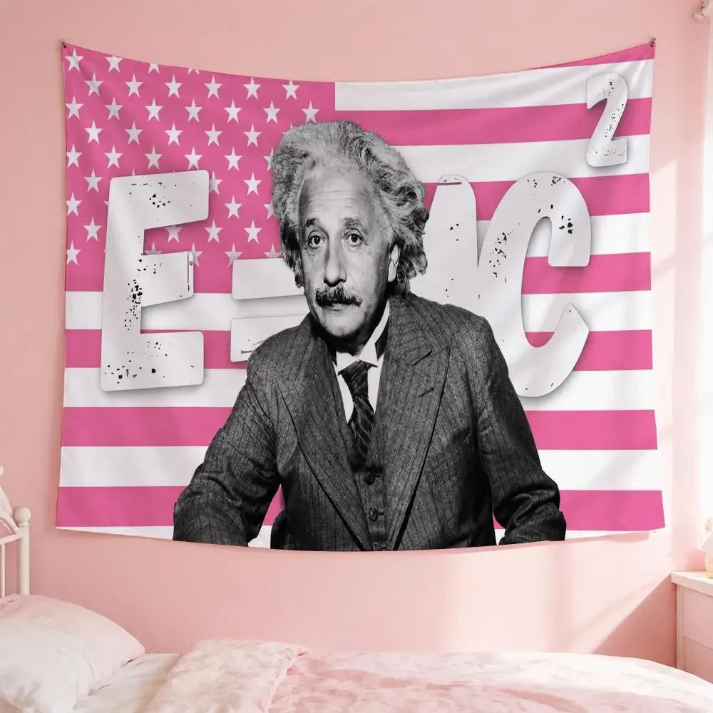 Math Albert Einstein Tapestry Wall Hanging Bohemian Wall Tapestries Mandala Home Decor For Living Room Bedroom Dorm