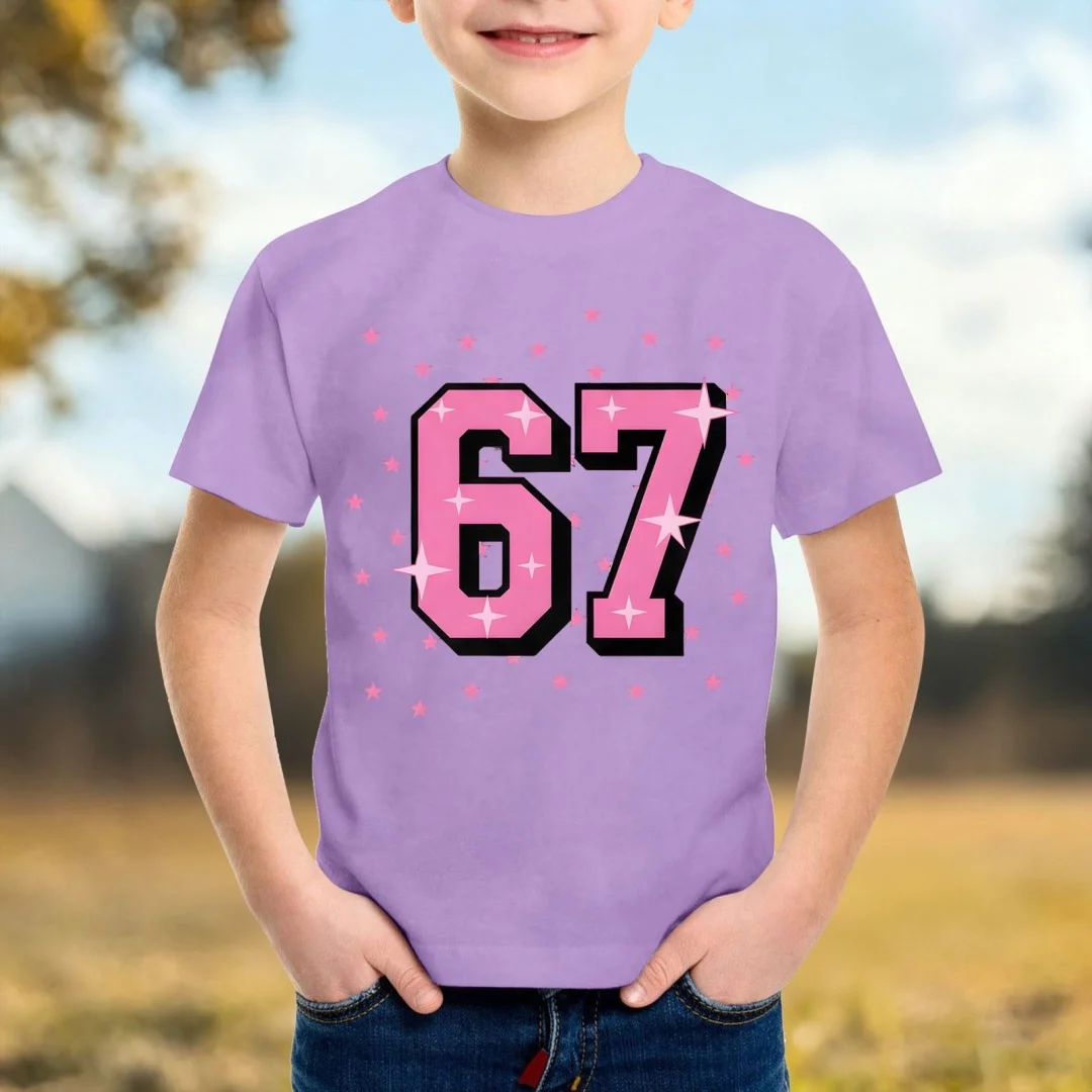 Kids Number Graphic Tee 6