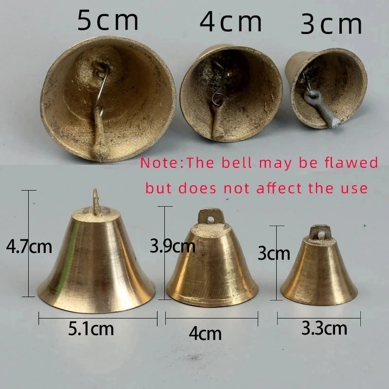 1pc Cow Horse Sheep Dog Grazing Copper Bells Small Large Thickened Cattle Sheep Antique Bells Animal Prevent The Loss Alloy Bell
