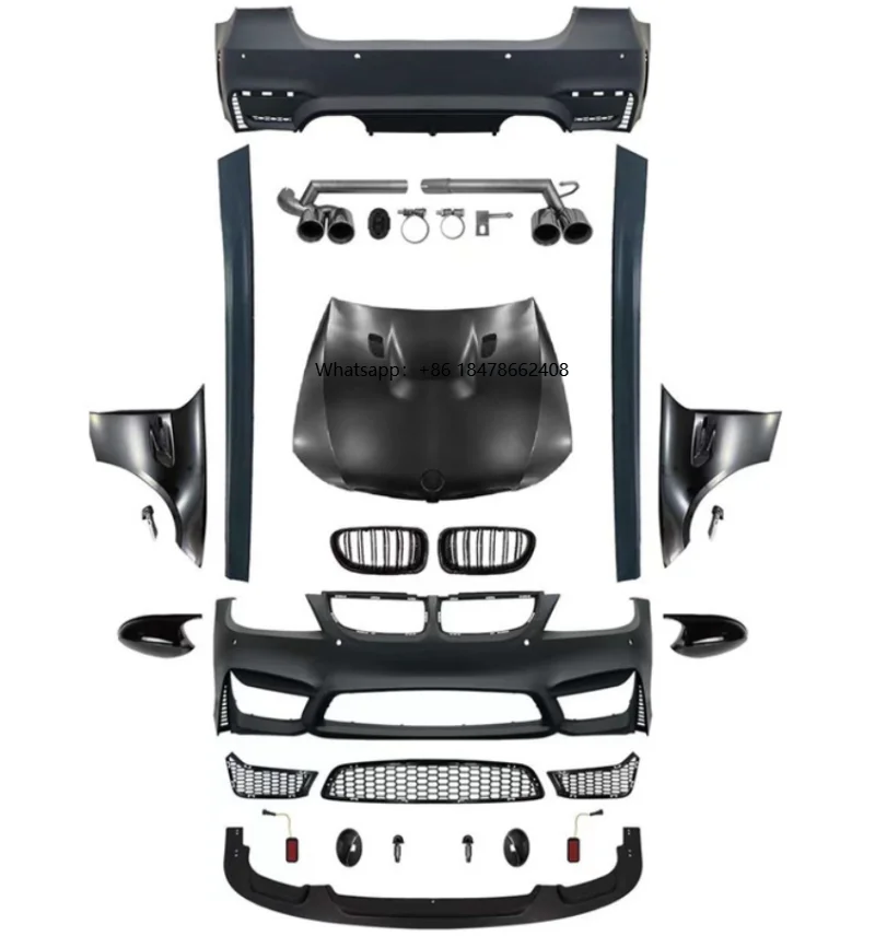 

New Arrival for 328i 330e 335d M4 Body Kit for LCI Facelift M Sport Front Bumper E90 Rear Bumper BodyKit
