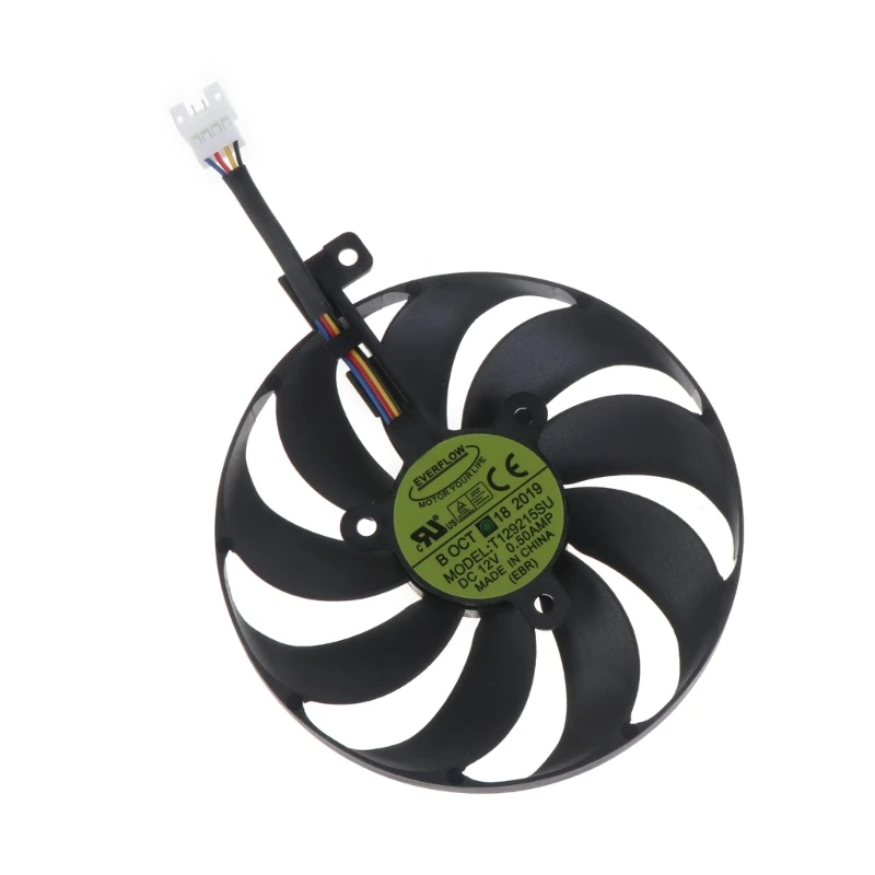 Dropship Graphics Card Cooling VGA Fan 4Pin 12V for ASUS Radeon 5700 XT 8GB TUF EVO image 5