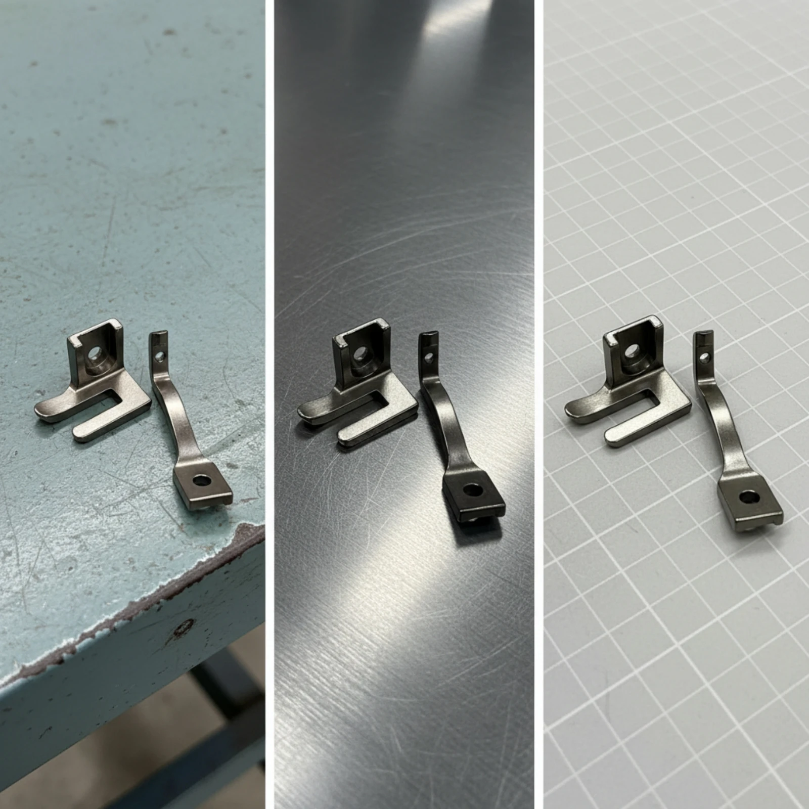 2 Pieces Sewing Machine Presser Feet Multi-Functional Sewing Machine Feet Metal Presser Foot Compact Hardware Practical