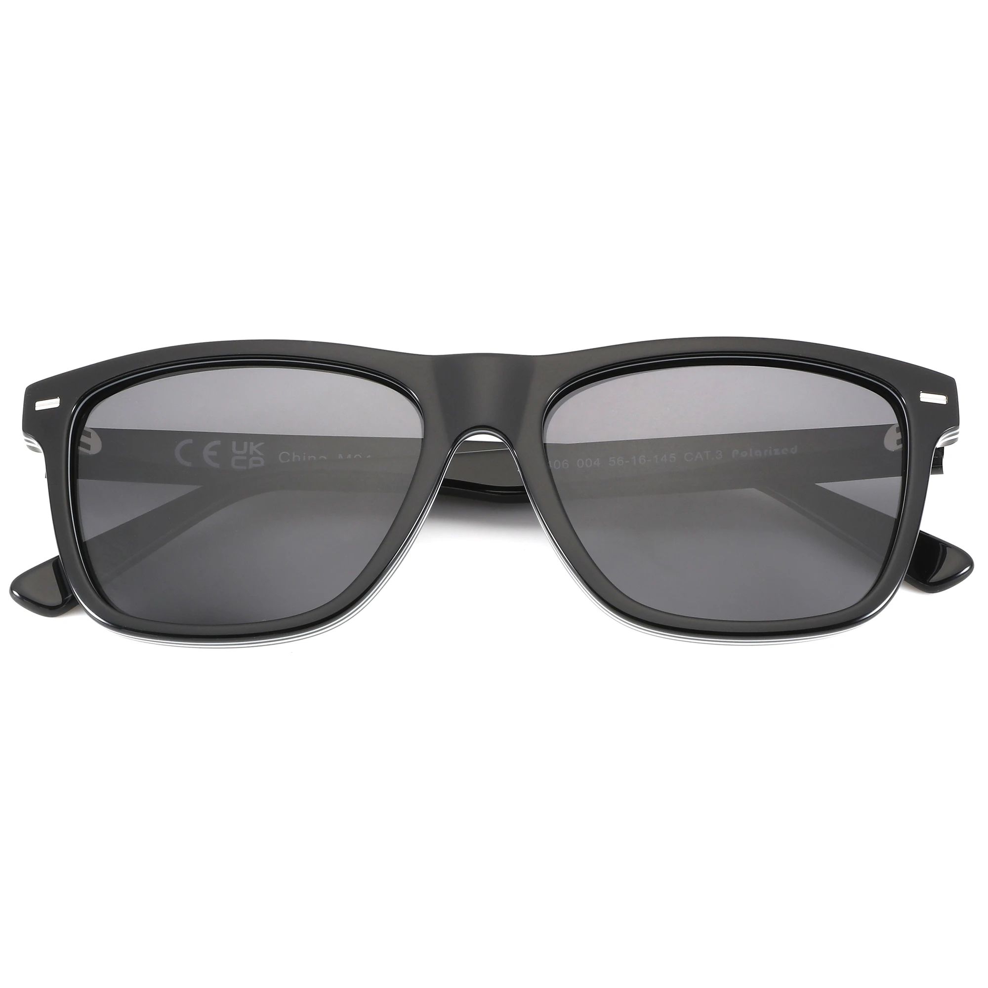 ZENOTTIC Neu eingetroffene quadratische polarisierte Sonnenbrille, UV400-Schutz, Acetat-Sonnenbrille, klassisches Design, Schatten für Damen und Herren – Detail 24